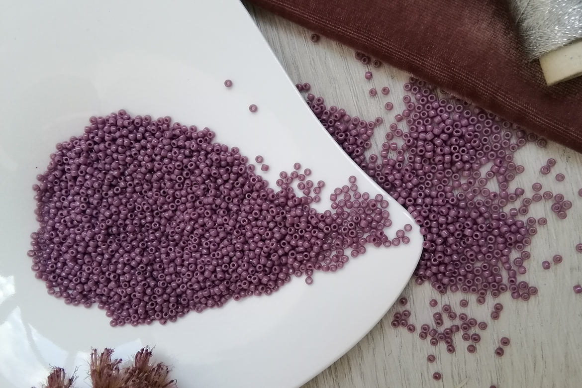 Бисер японский Toho, круглый, 11/0, лиловый