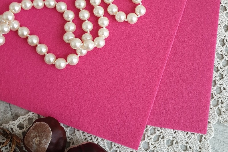 фетр корейский розовый