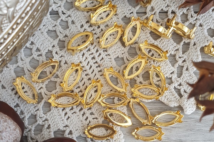 оправы для кристаллов наветты лодочки касты цапы