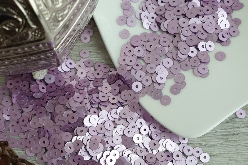 пайетки итальянские сиреневые