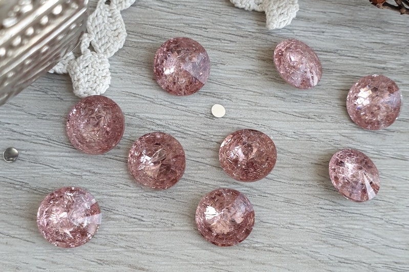 риволи кристаллы 12мм эффект льда