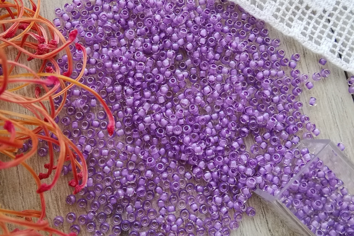 Бисер японский Toho, фиолетовый #935, размер 11/0,