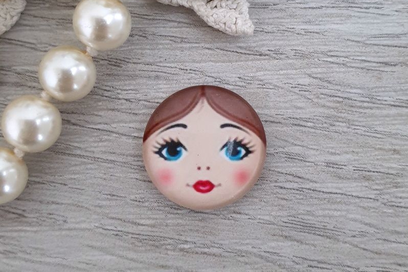 кабошон матрешка