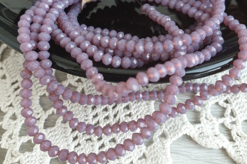 граненые бусины рондели