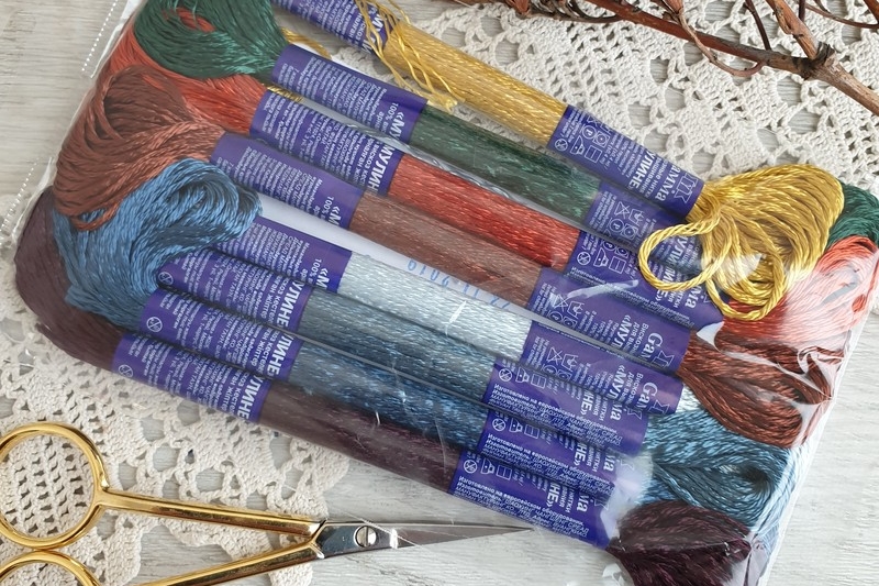 вискозное мулине