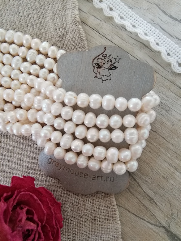 Жемчуг натуральный 9*8 мм (rz018)