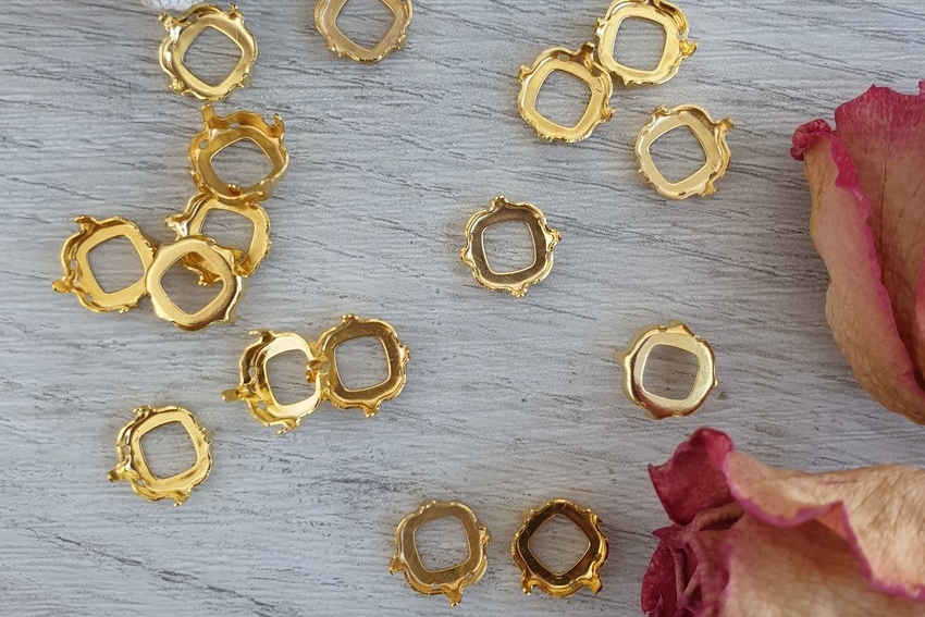 оправа для кристаллов, цапы, касты