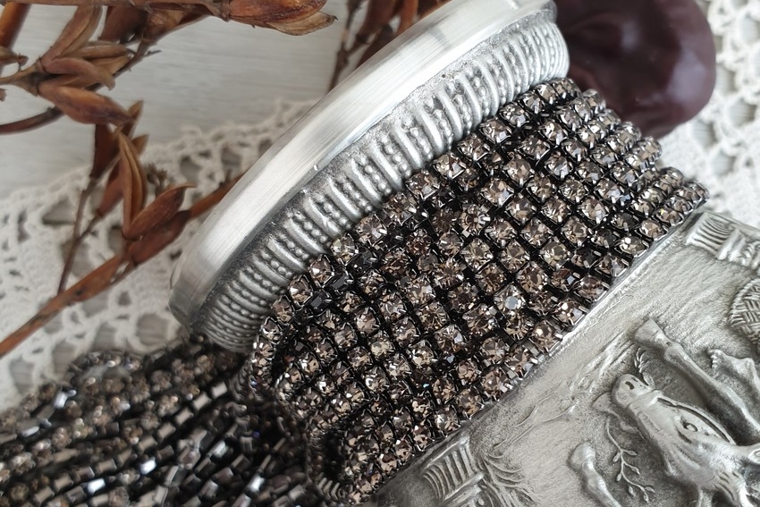 стразовая лента, стразовая цепь