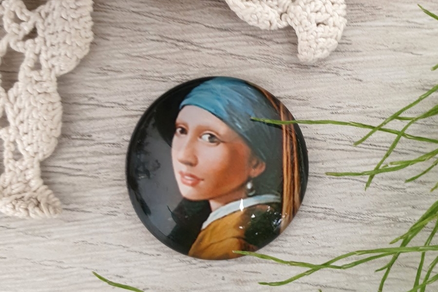 кабошон портрет