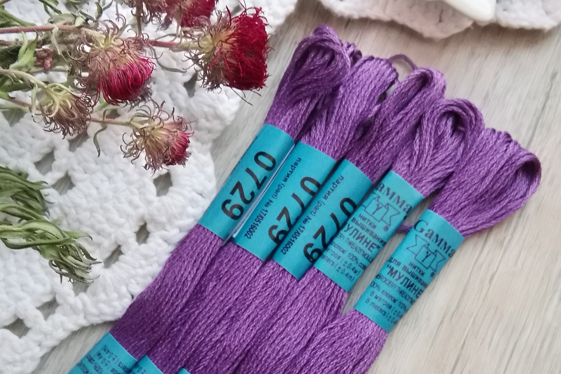 мулите хлопок фиолетовый сиреневый 0729