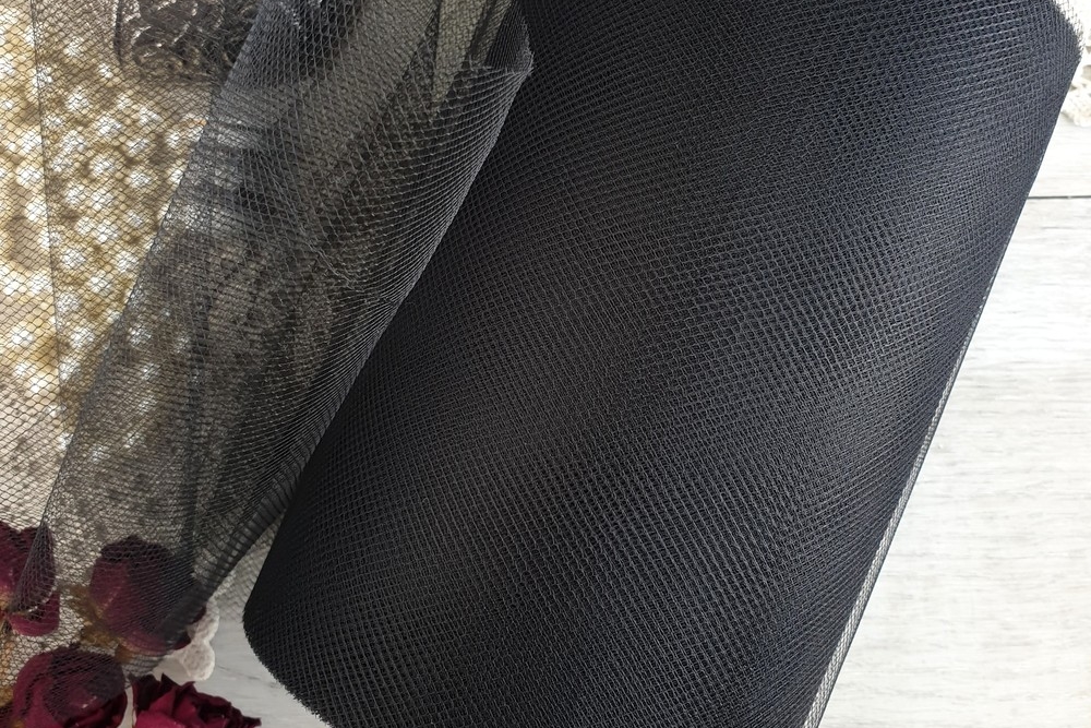 фатин черный