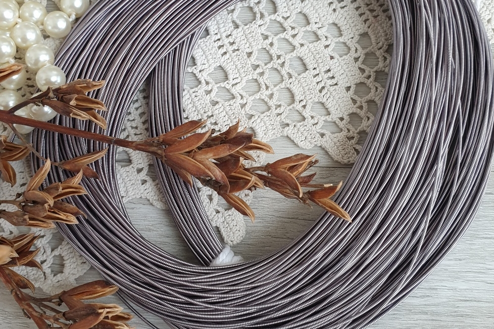 жесткая канитель гематит