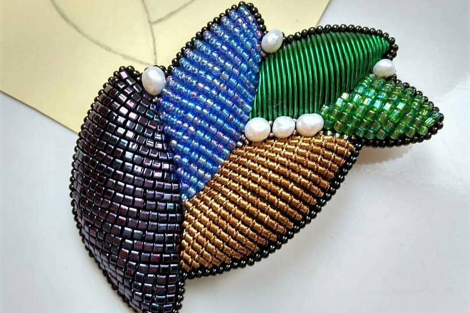 брошь своими руками