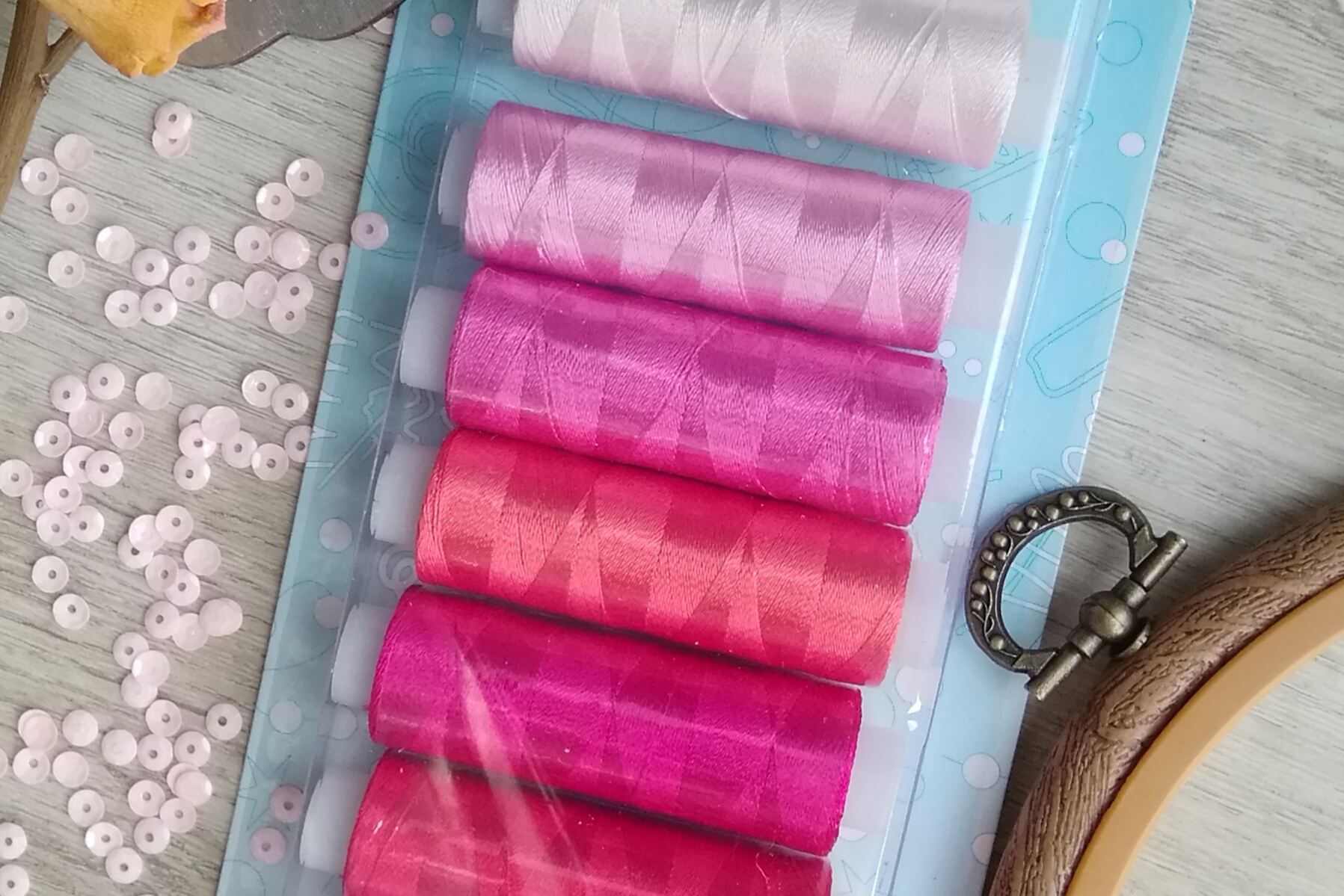 Нитки мулине вискоза