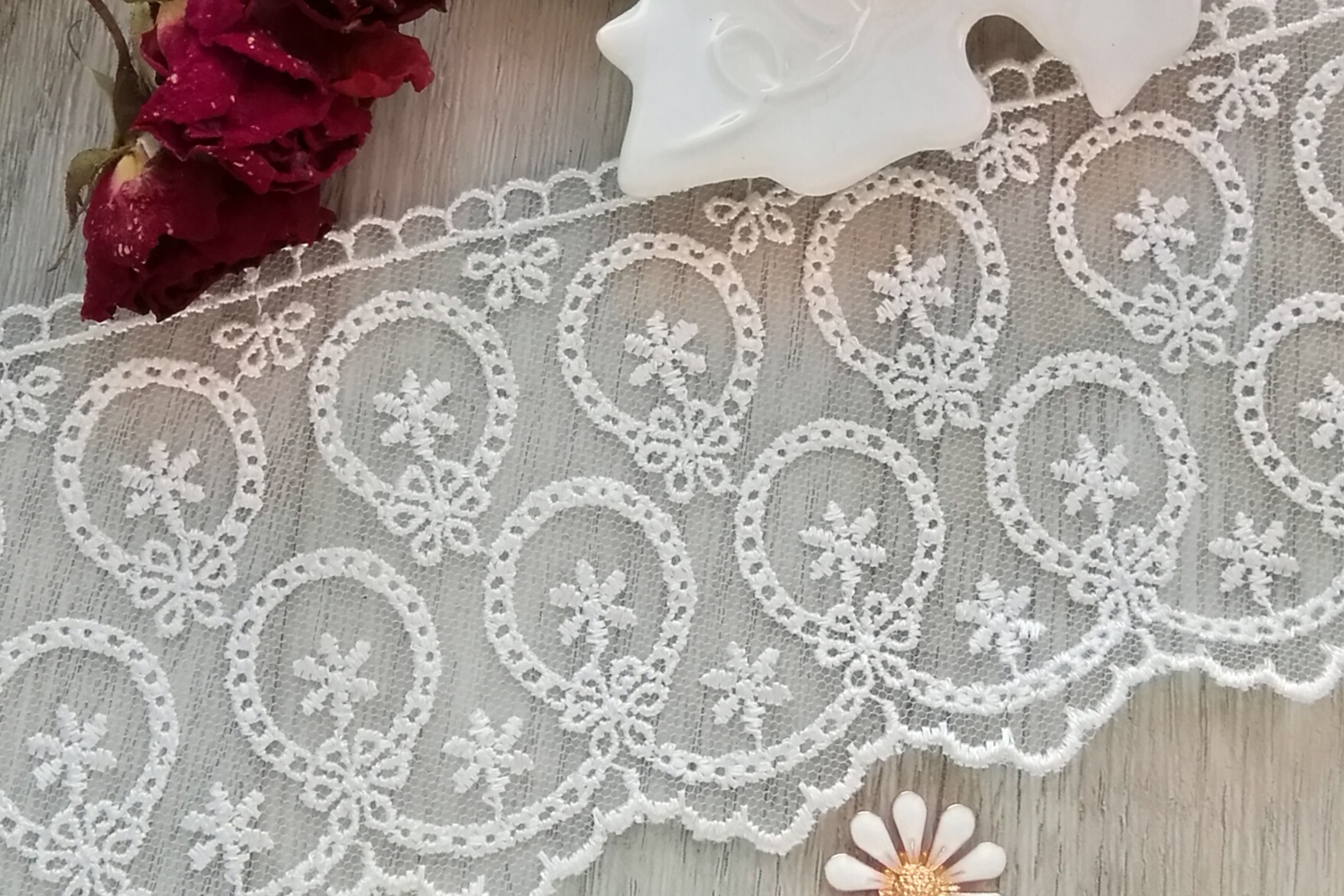 кружево широкое