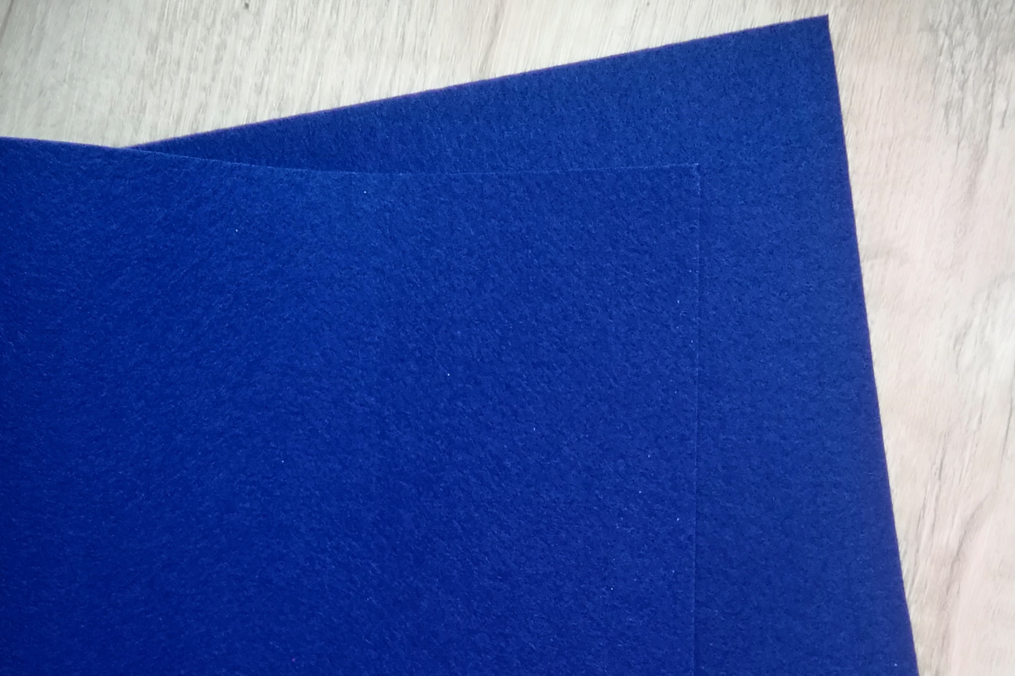 Фетр корейский жесткий синий темный