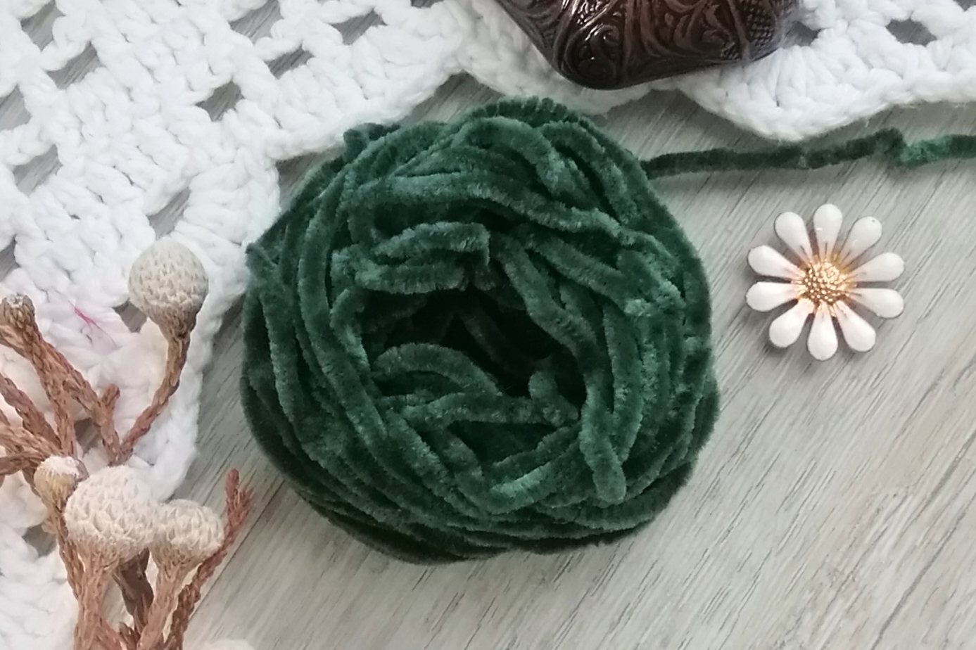 синель зеленая