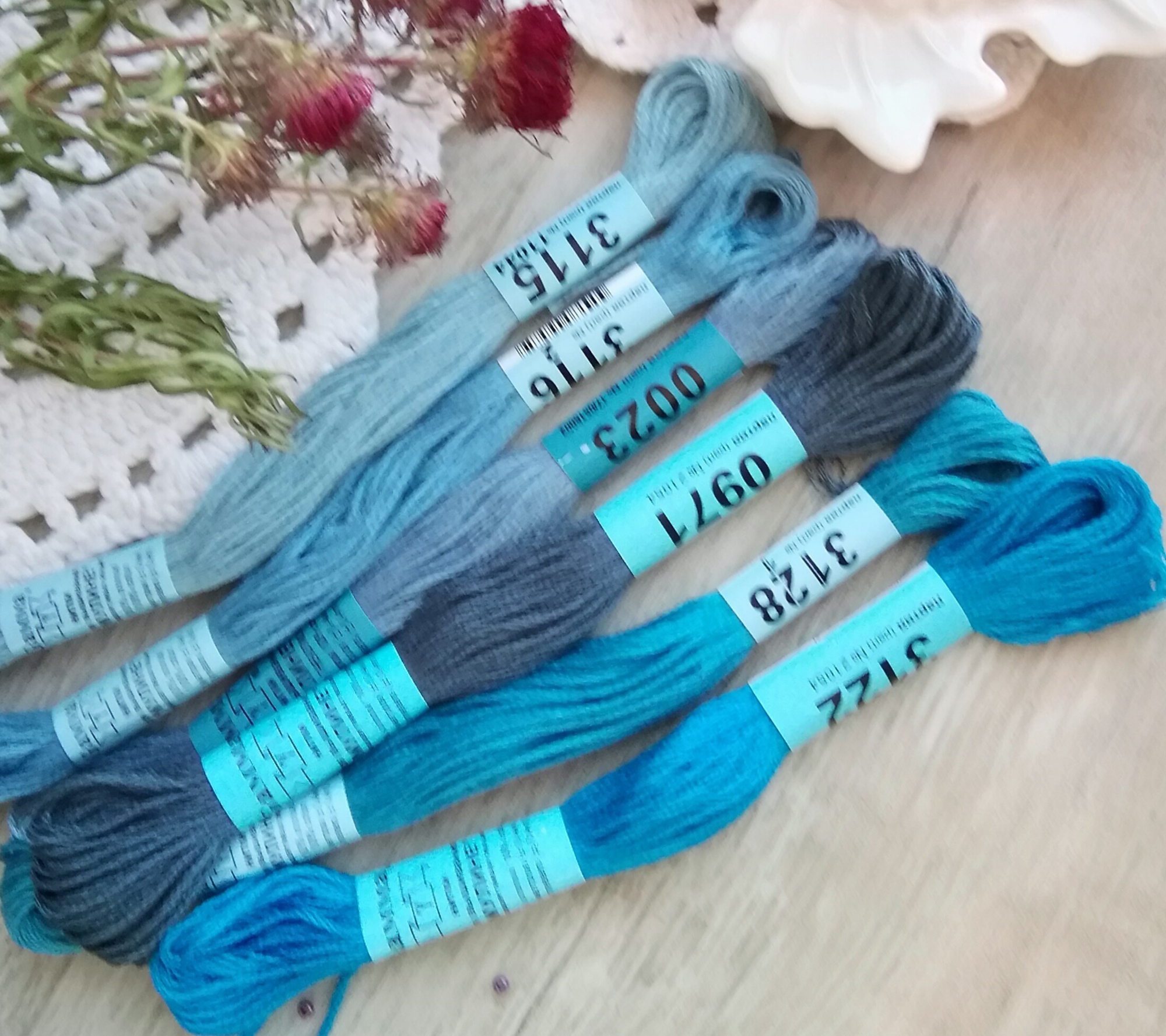 Набор мулине ГОРНЫЕ ВЕРШИНЫ ассорти  (muln013)