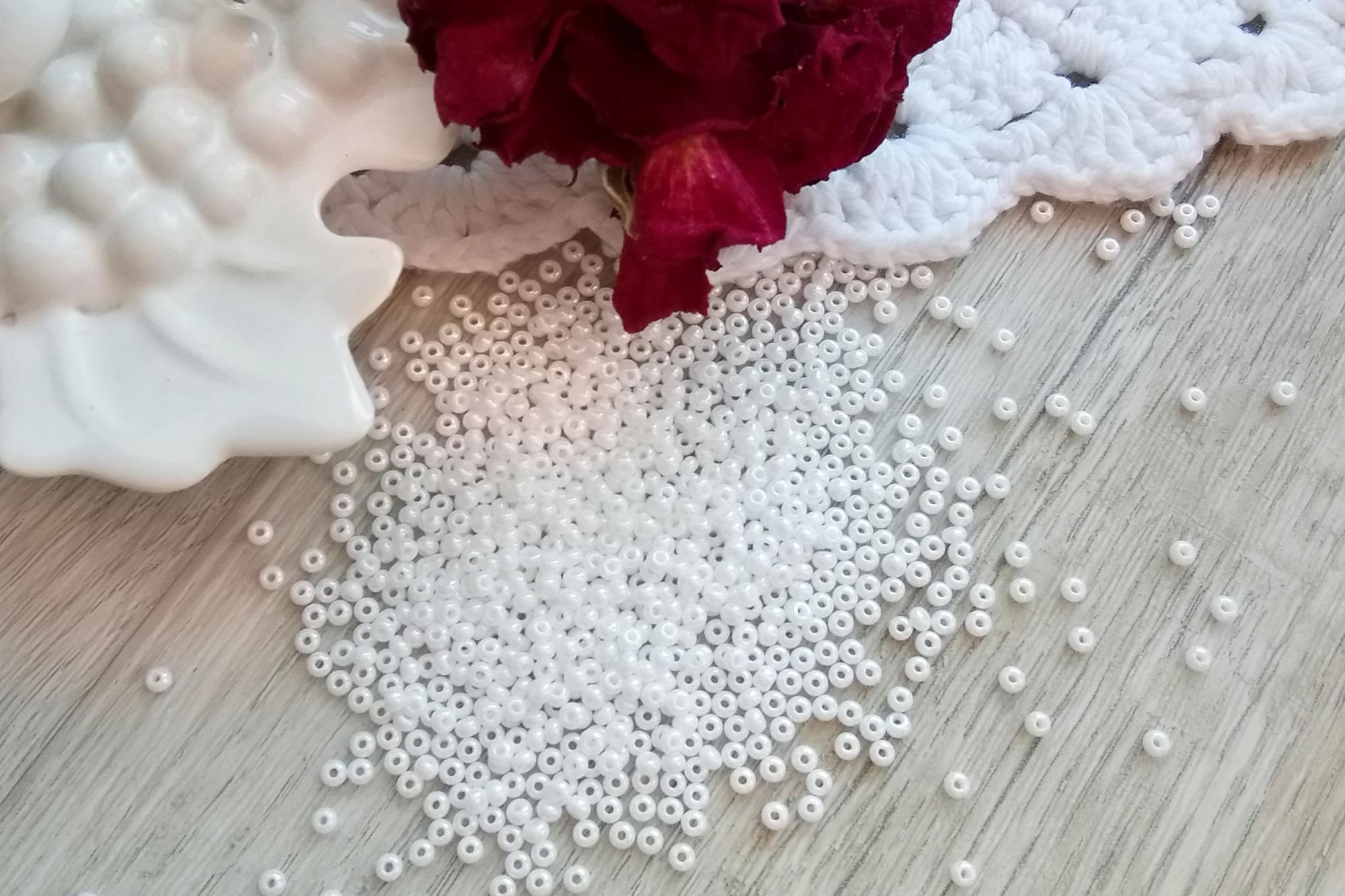 бисер precioza белый 46102