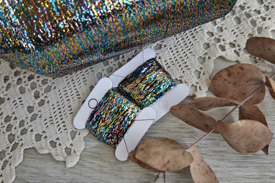 металлизированные нитки для вышивки