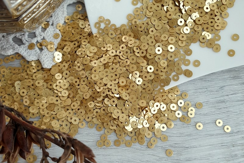 итальянские пайетки 4 мм