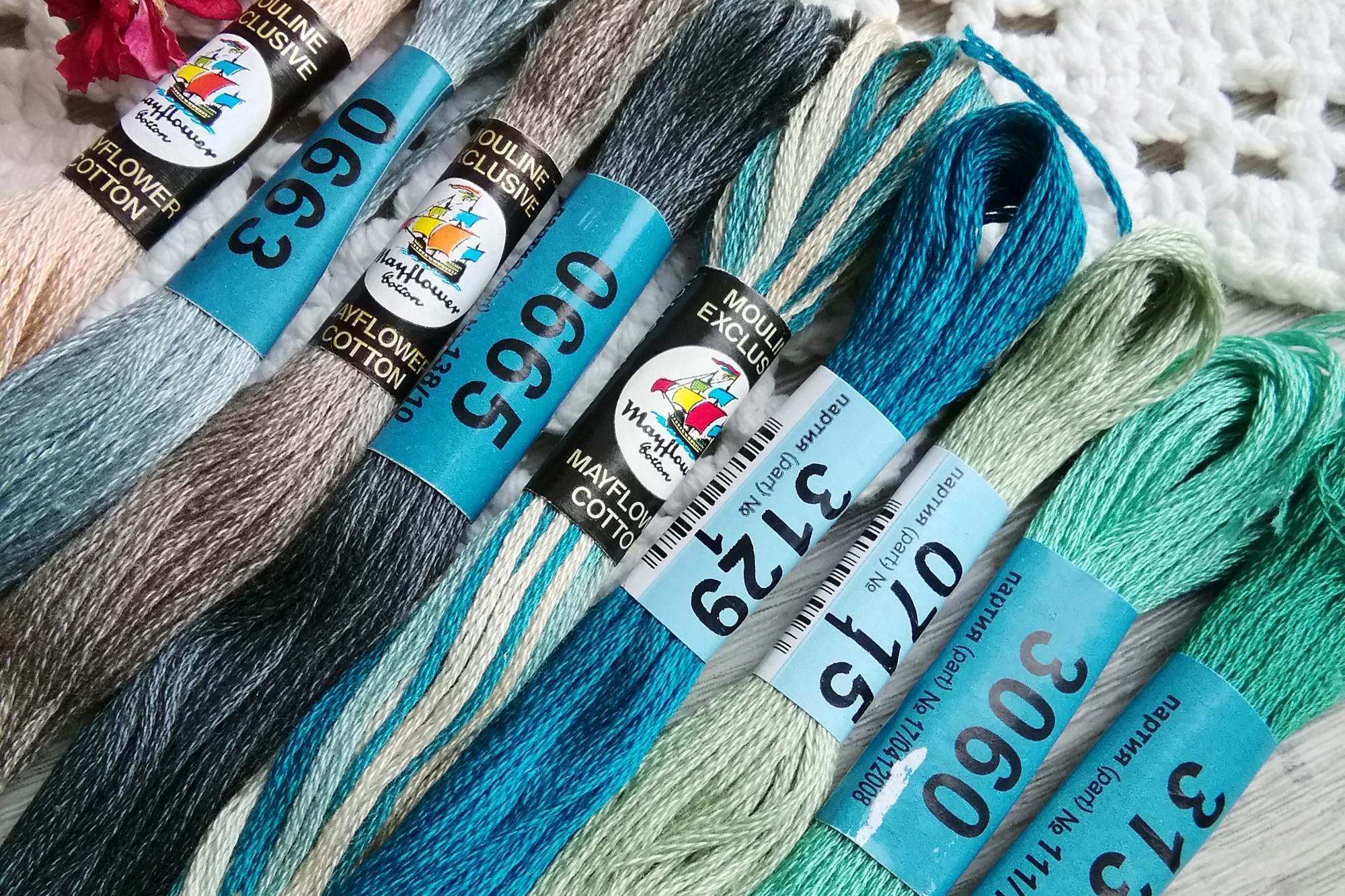 Набор мулине  ТУМАН В ЛЕСУ ассорти  (muln021)