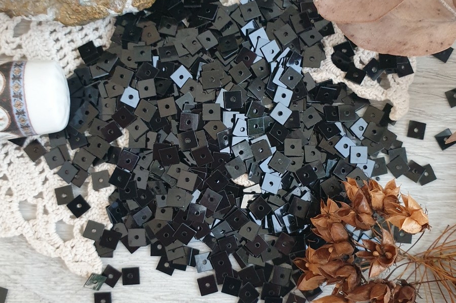 пайетки плоские