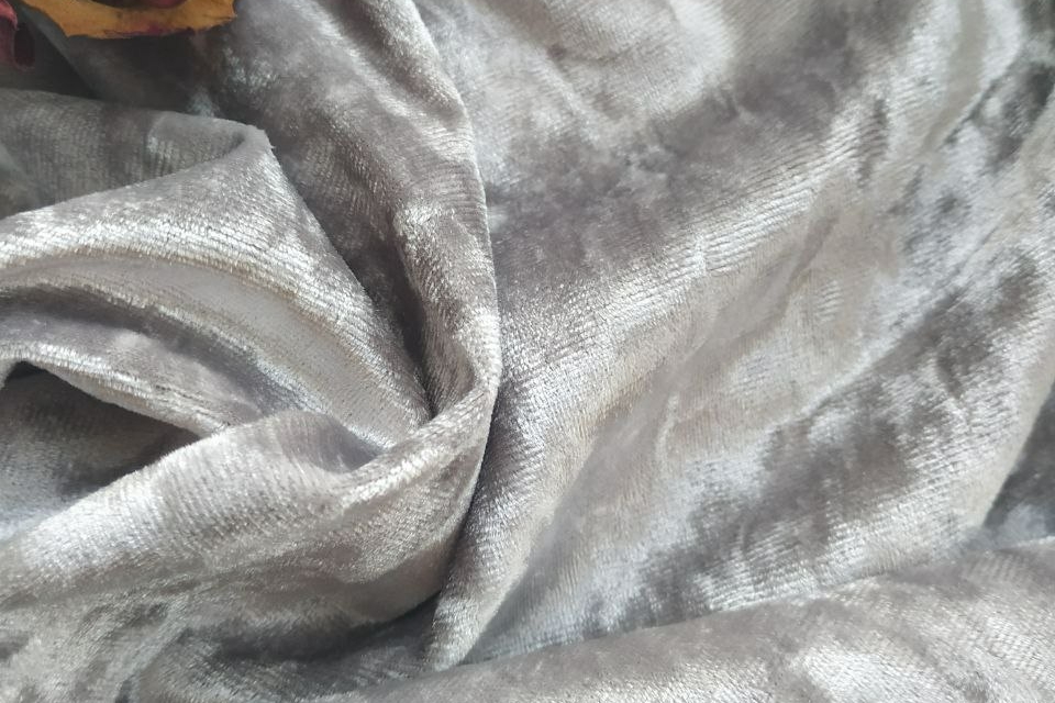 бархат серый серебристый мраморный