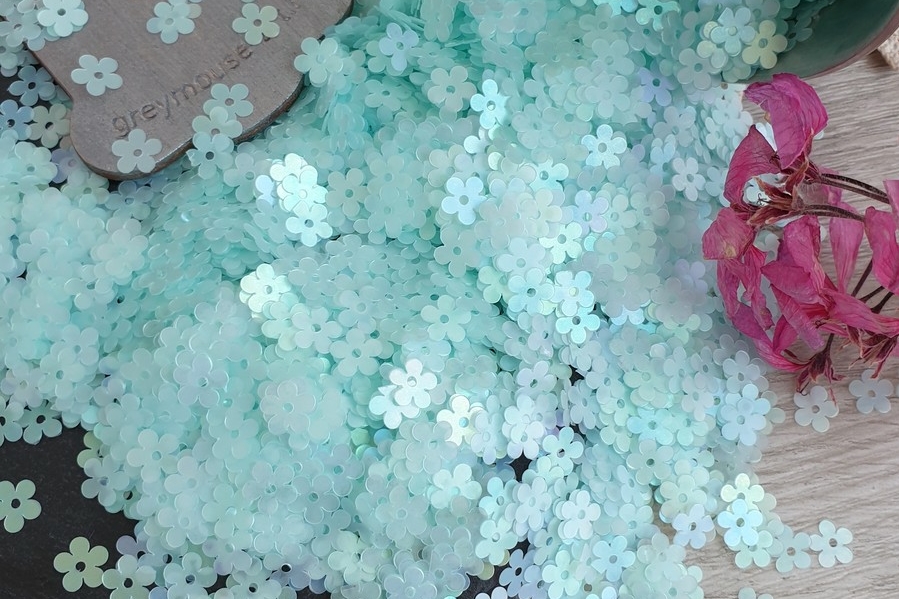 цветы пайетки