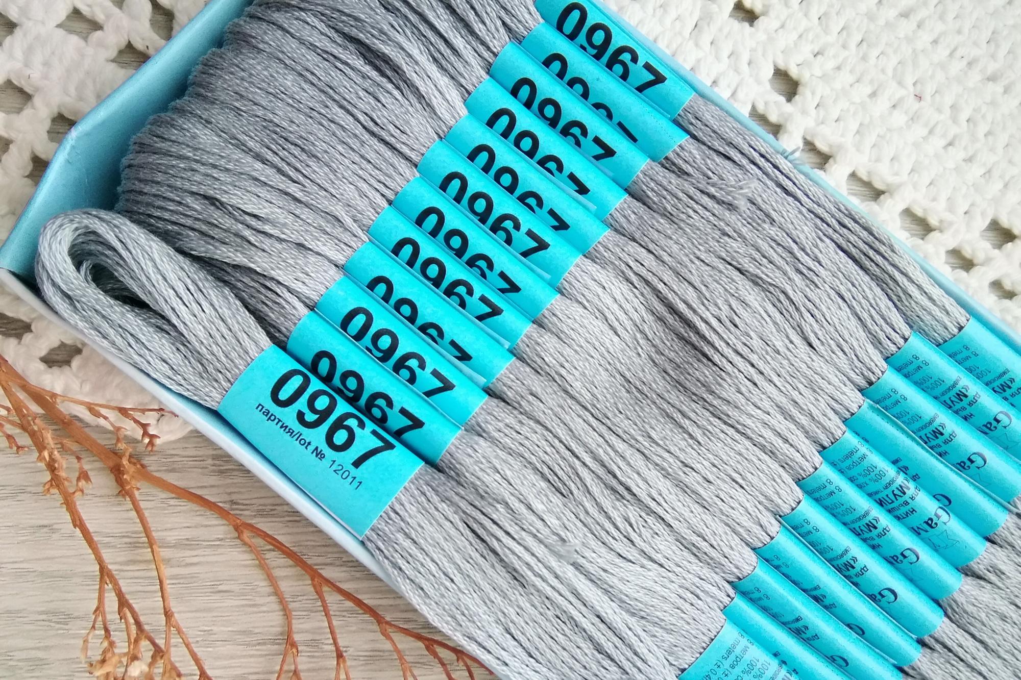 Мулине Гамма серый 967