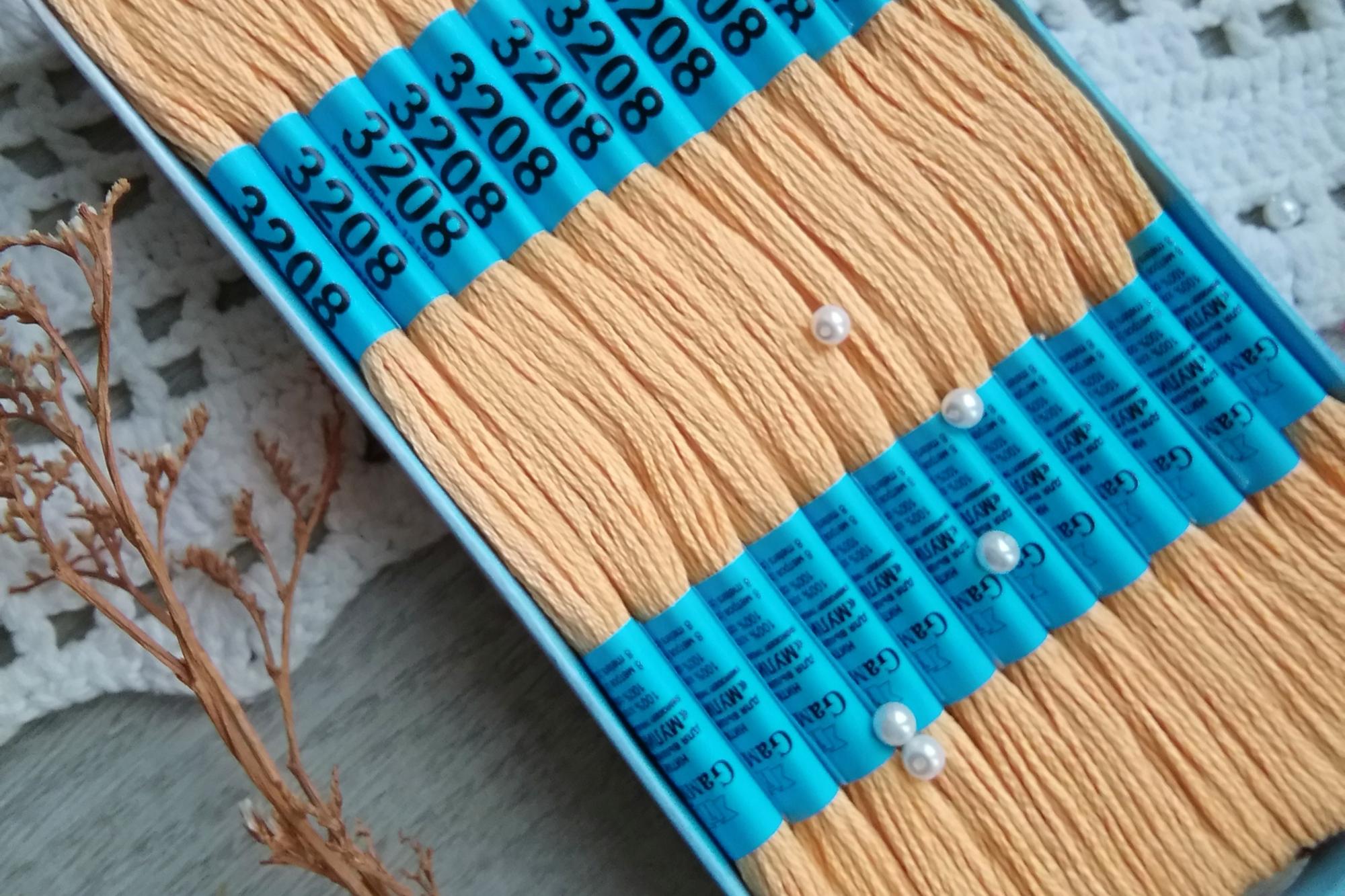 Мулине Гамма светло-оранжевый 3208