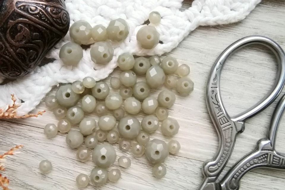 рондели зеленые набор