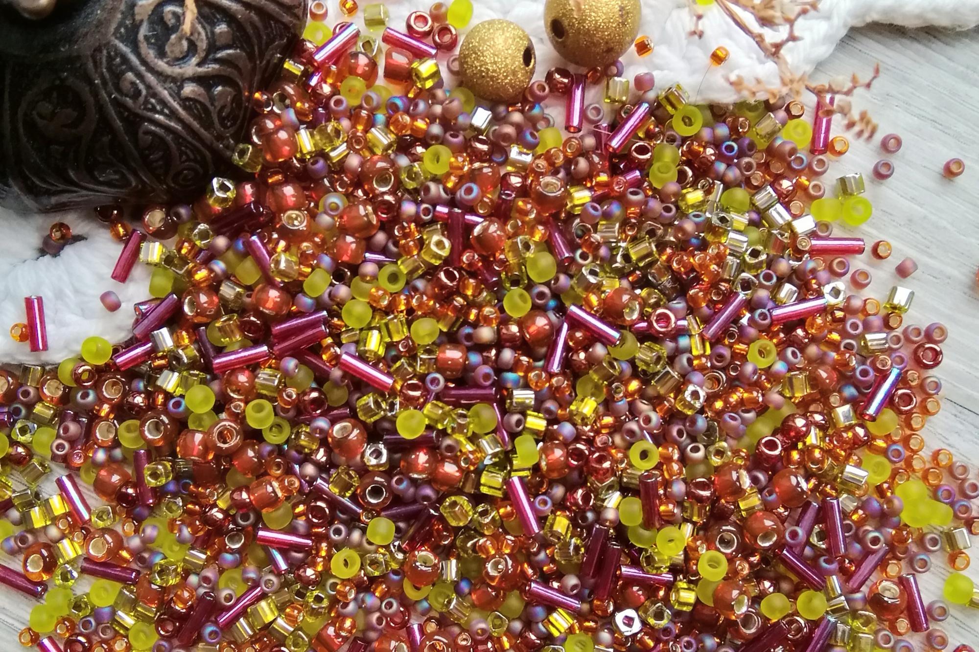 микс бисера японского тохо 3227