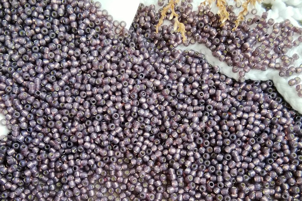 бисер японский тохо 2114 фиолетовый