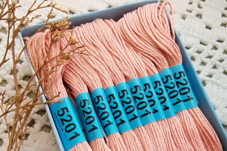 мулине хлопок гамма 5201 телесные