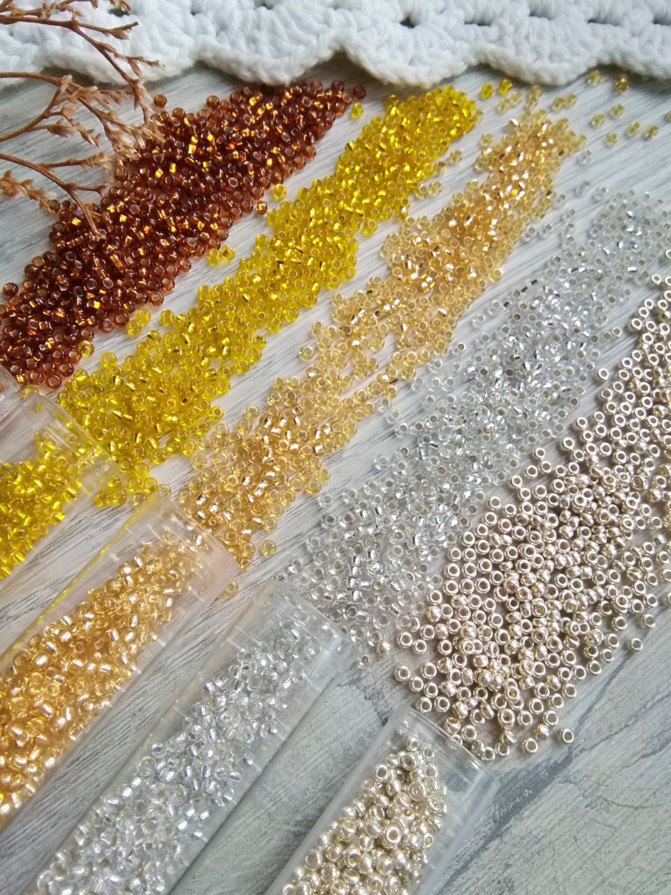 Набор бисера  МЕДОВЫЙ (bjnab001-5)