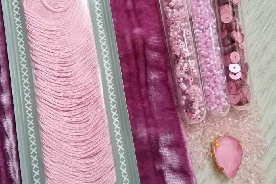 набор материалов для рукоделия Светлая Роза