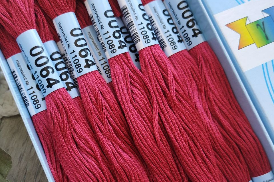 мулине Гамма 0064 темно-красный