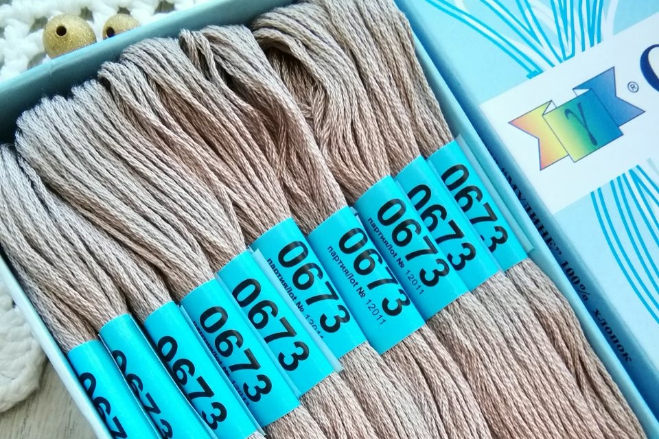 мулине Гамма серый 0673