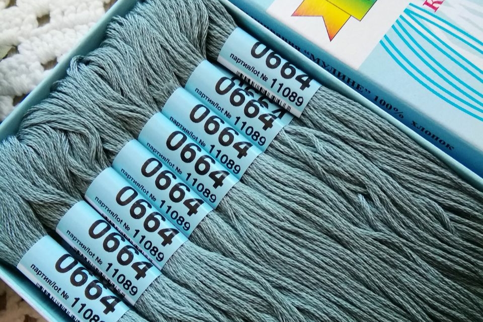 мулине Гамма серый 0664