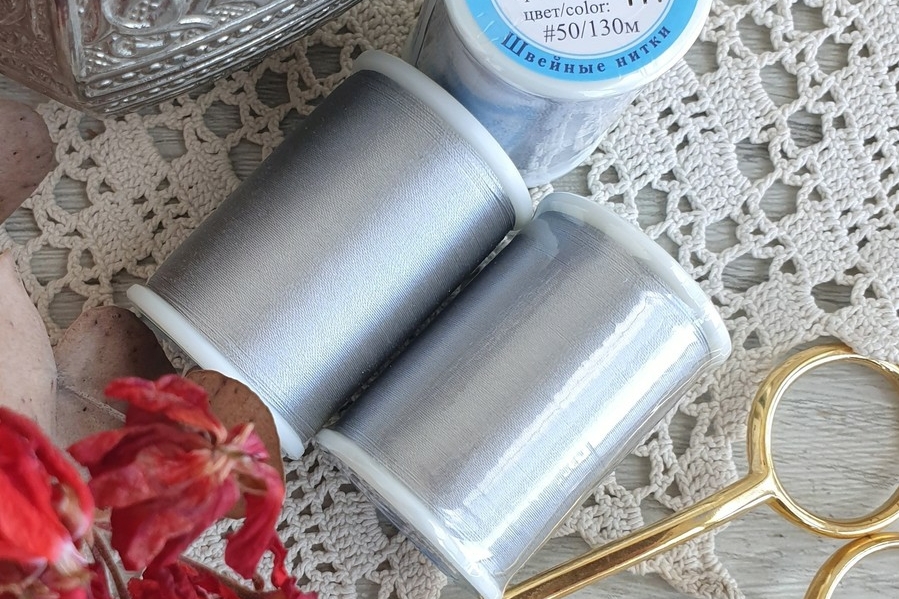 нитки шелковые