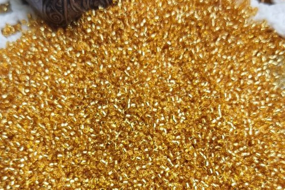 Бисер японский toho 15/0 золото 22в