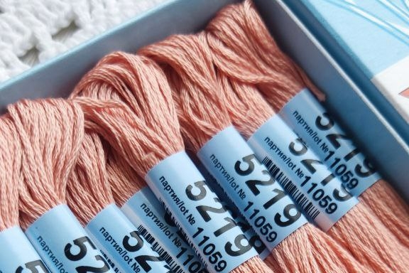 мулине хлопок Гамма 5219 телесный