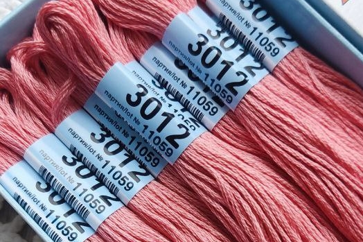 Мулине Гамма хлопок 3012 розовый