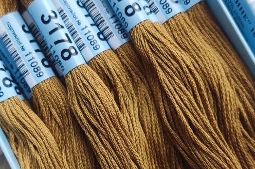 мулине гамма 3178 горчичный