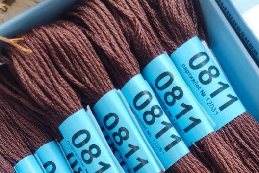 мулине Гамма 0811 темно-коричневый