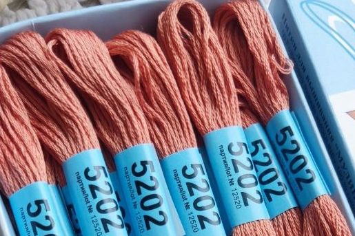 мулине хлопок гамма 5202 светло-коричневый