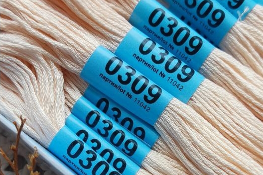 мулине гамма 0309 светло-розовый