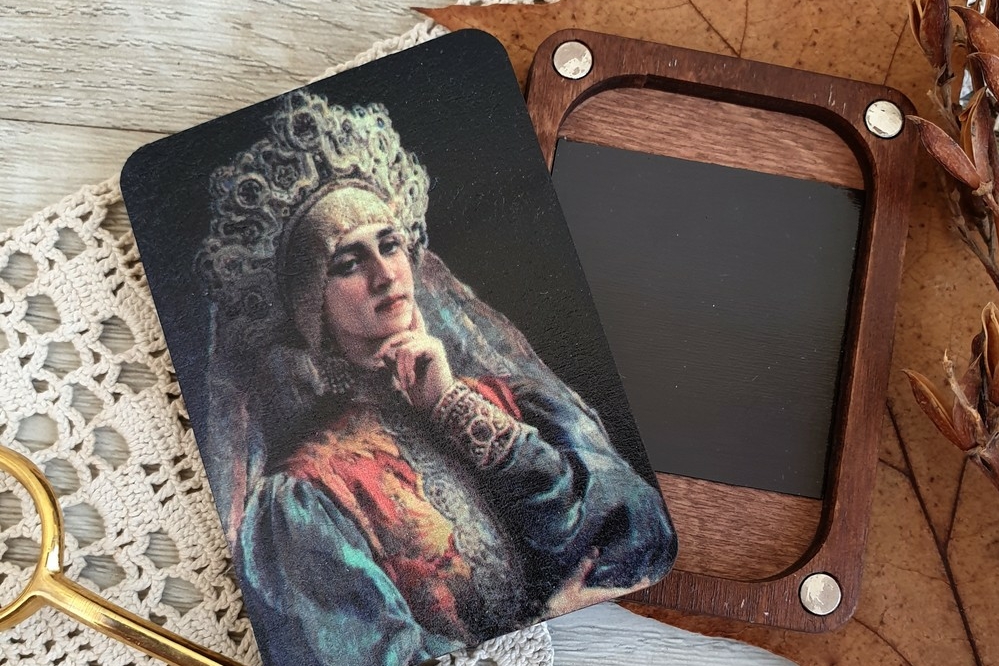 игольница деревянная