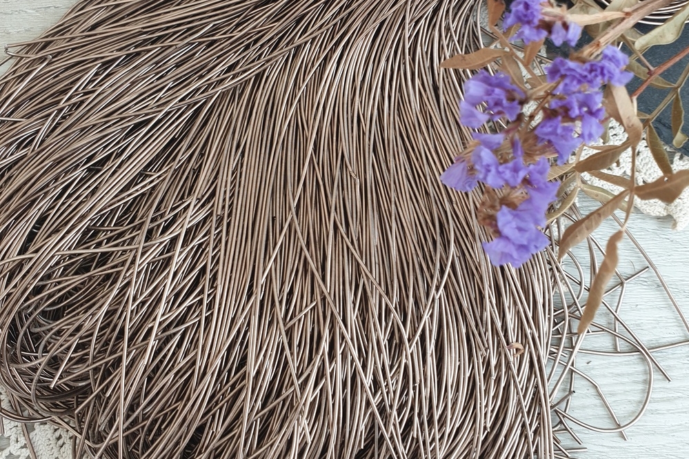 мягкая канитель бронза